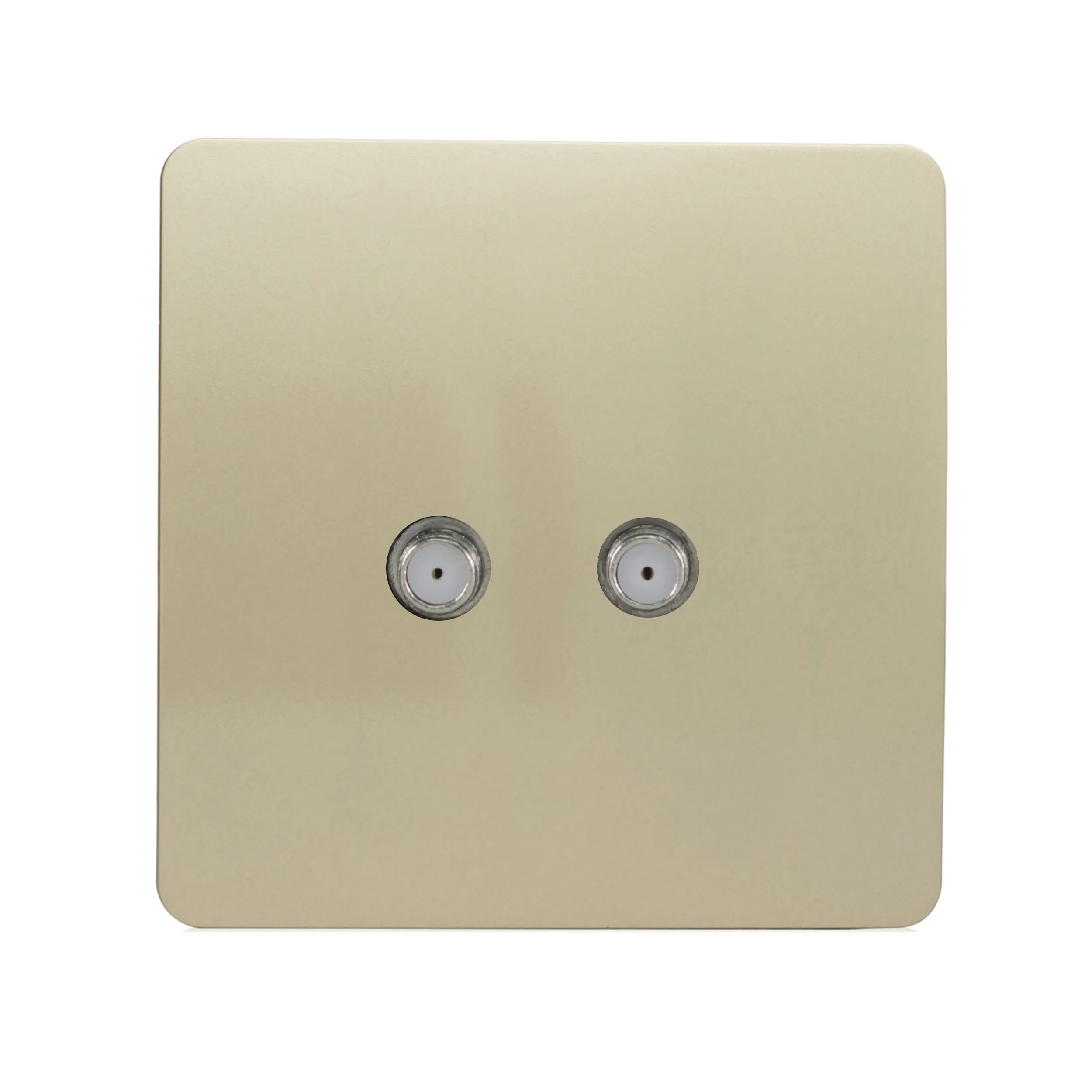 Champagne Gold Wiring Accessories Trendi Decorative Screwless